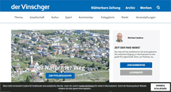 Desktop Screenshot of dervinschger.it